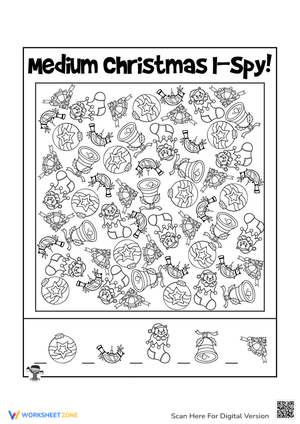 Christmas I Spy Medium Difficulty