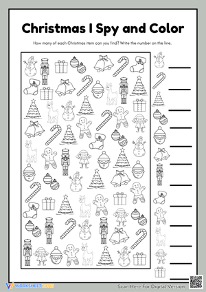 Christmas I Spy Fun Activity