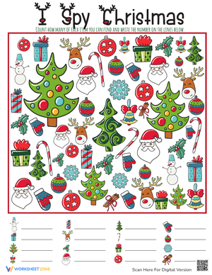 Holiday Fun with Christmas I Spy