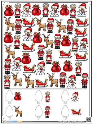 Engaging Christmas I Spy Game