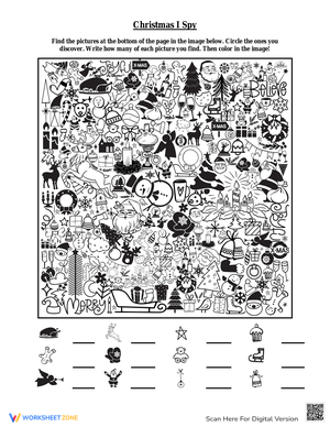 Festive Christmas I Spy Adventure