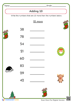 Adding 10