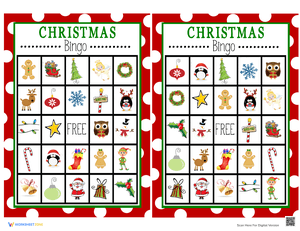 Engaging Christmas Bingo Game for Holiday Fun