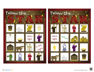Enjoy Holiday Fun with Follow the Star Bingo