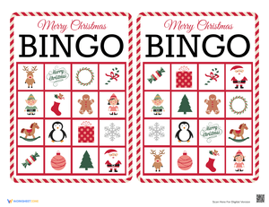 Have Fun with Merry Christmas Bingo