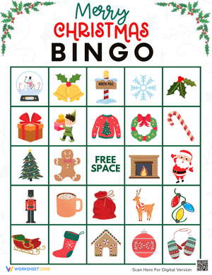 Fun Christmas Bingo Game