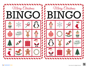 Interactive Christmas Bingo Game