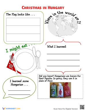 Christmas in Hungary Worksheet