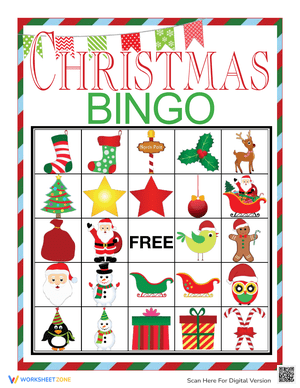Engaging Christmas Bingo Activity
