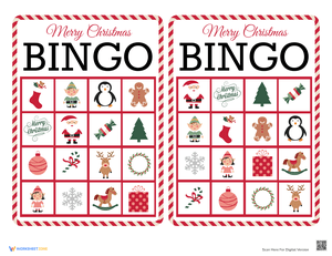Merry Christmas Bingo Game: A Festive Holiday Activity