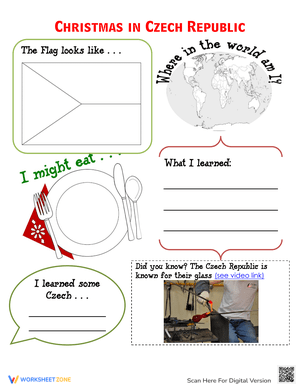 Czech Republic Christmas Traditions Worksheet
