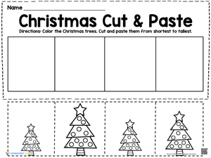 Create a Christmas Tree with Cut and Paste
