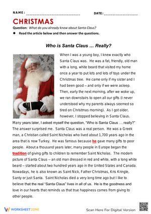 Christmas Reading: All About Santa Claus