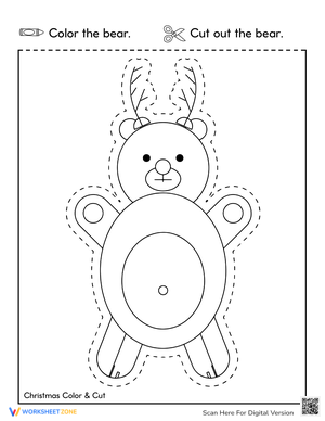 Christmas Bear Cutting