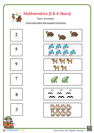 3 &amp; 4 Years: Math (Counting)