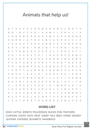 Animals that help us!