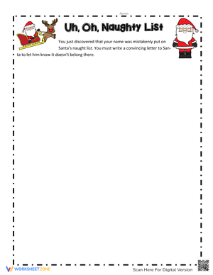 A Persuasive Letter to Santa