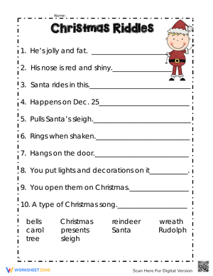 Christmas Riddles