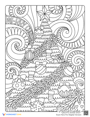 Christmas Tree Coloring Delight