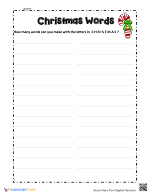 Christmas Words