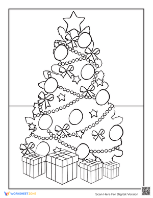 Christmas Tree Coloring Oasis