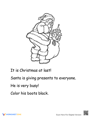 Challenging Christmas Reading Comprehension