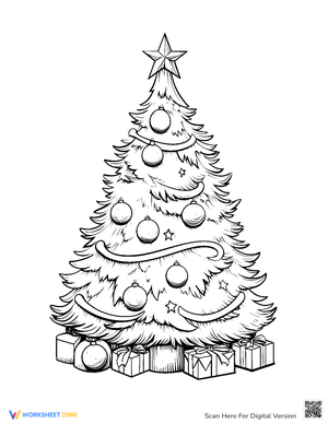 Realistic Pine Christmas Tree