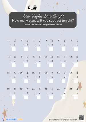 Subtracting with Stars