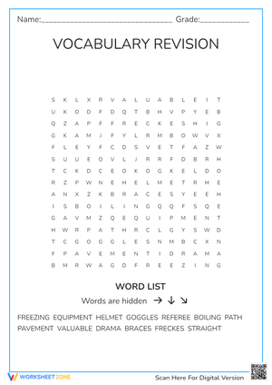 Vocabulary Revision