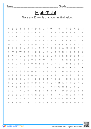 High-Tech Word Search