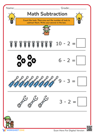 Construction Zone Subtraction 2