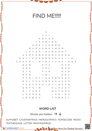 History of Communication Word Search 