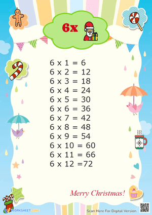 6x Times Tables