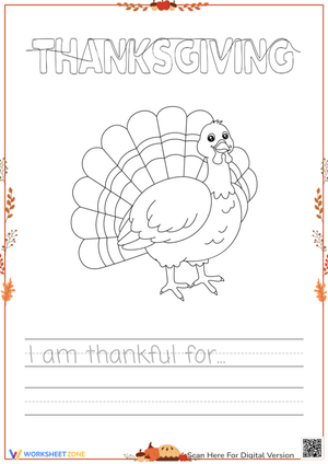 Thanksgiving Activities for Kids (PDF)
