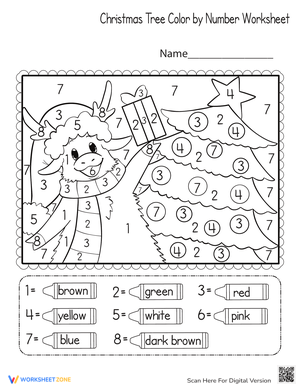 Color the Christmas Tree 1