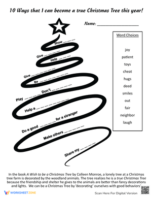 I can become a true Christmas Tree