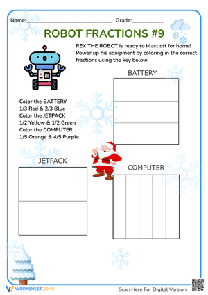 Fun Robot Fractions Learning