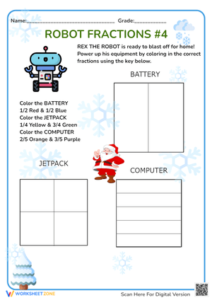 Interactive Robot Fractions