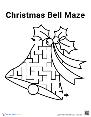 Christmas Bell Maze: Holiday Challenge