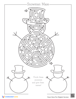Snowman Maze