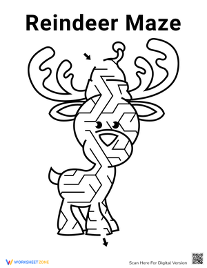 Reindeer Maze: A Christmas Adventure
