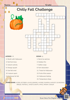 Winter Vocabulary Word Scramble