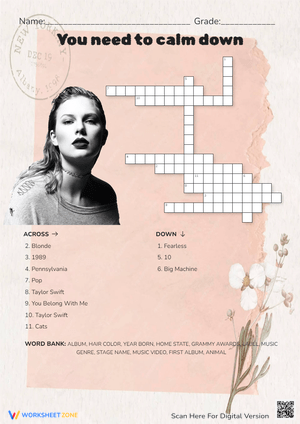 Calm Down with this Relaxing Word Puzzle