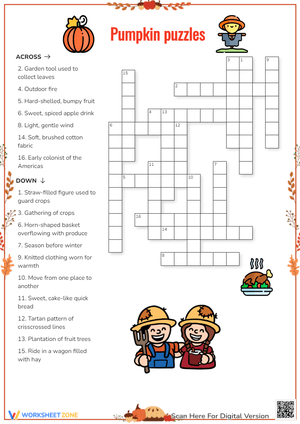Solve these Spooky Pumpkin Puzzles