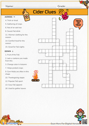 Cider Clues Puzzle