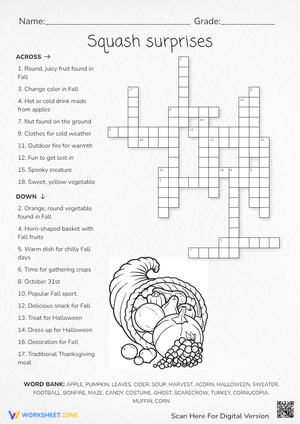 Find the Surprises in this Squash Puzzle