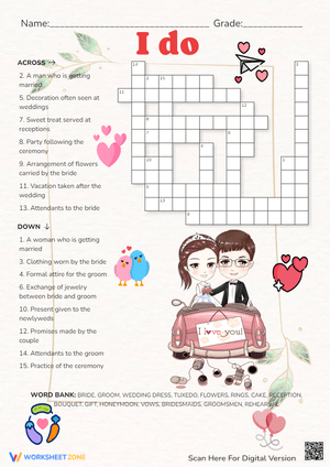 Say 'I Do' to this Charming Word Puzzle