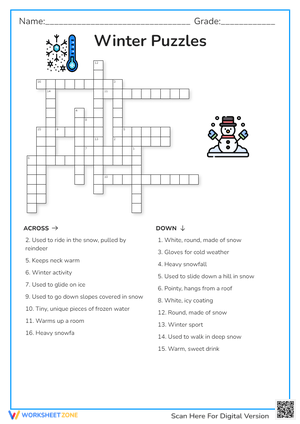 Solve these Engaging Winter Puzzles