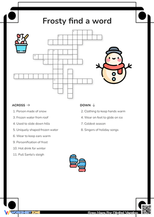 Frosty Find a Word: A Winter Word Search
