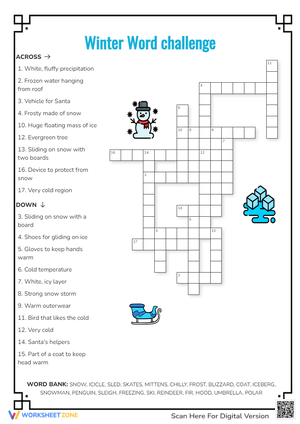 Challenge Your Mind with a Winter Word Puzzle